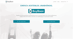 Desktop Screenshot of buyboon.com